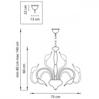Потолочная люстра CIGNO COLLO 751182 Lightstar Потолочная люстра CIGNO COLLO 751182 Lightstar