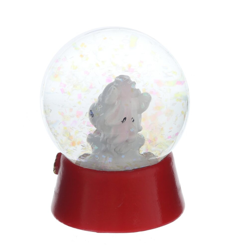 Фигурка декор в стекл шаре "Лошадка", L4,5 W4,5 H5,5 см, 4в.