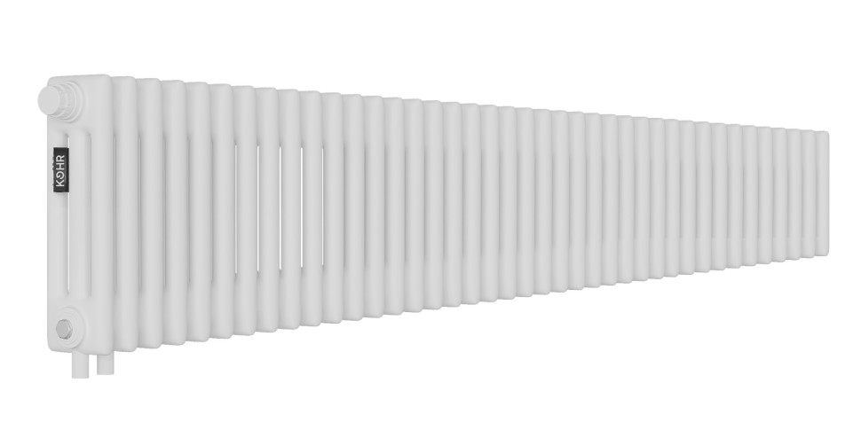 Стальной трубчатый радиатор Kohr Heim 3030/40 секций H01 с нижним подключением