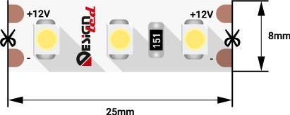 Светодиодная лента LUX DSG3120-12-NW-33 DesignLed