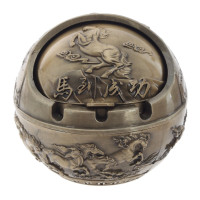 Пепельница "Лошадь", L10,5 W10,5 H10 см, 2в.