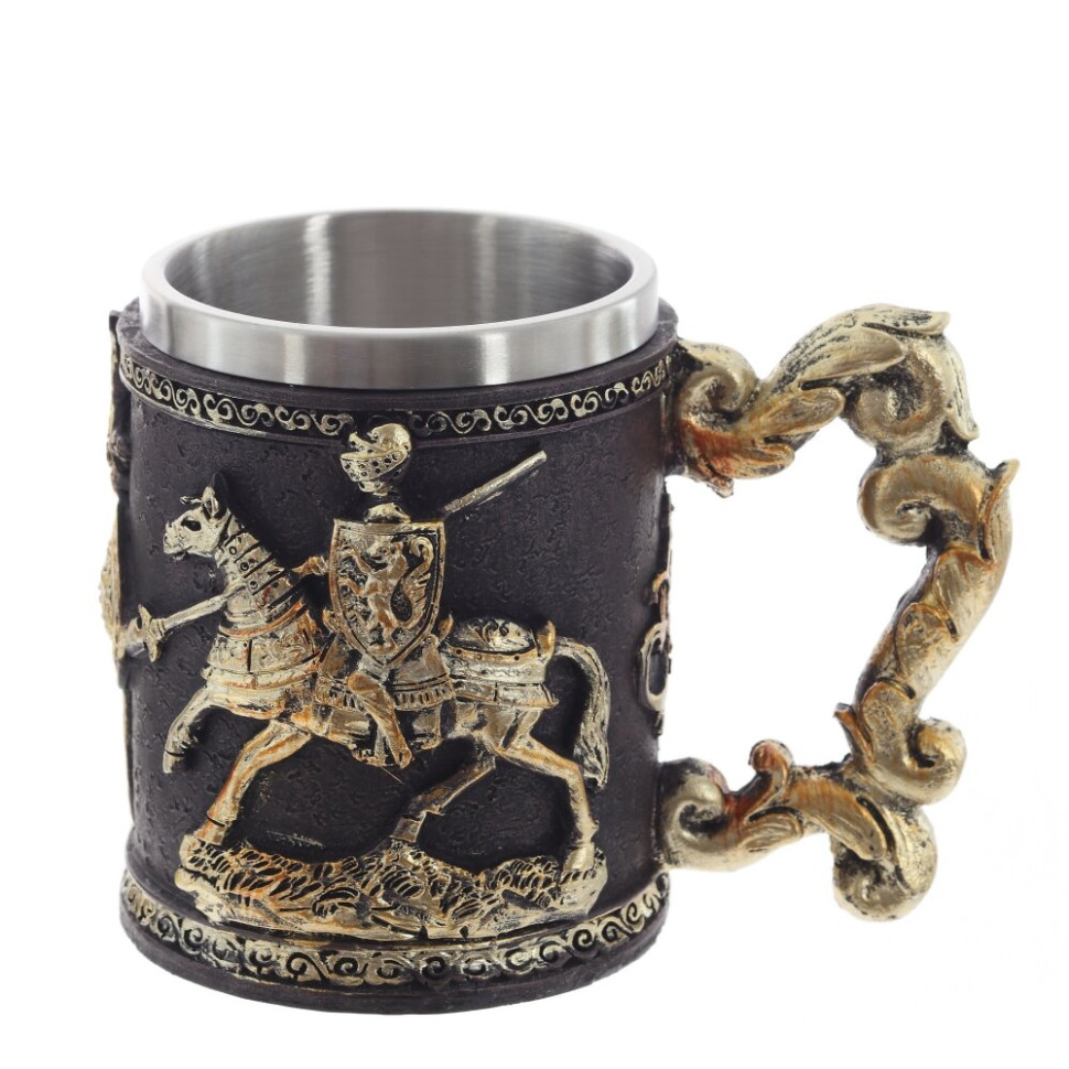 Кружка "Рыцарь на лошади", 445 мл, L15 W10 H11,5 см