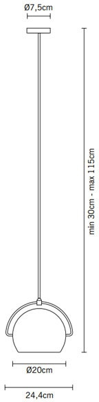 Подвесной светильник Beluga D57A0915 Fabbian