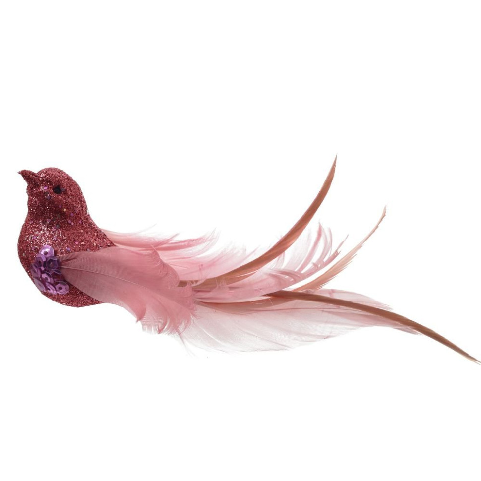 Изделие декоративное "Птичка" на клипсе, L18,5 W4 H5,5 см, 2в.