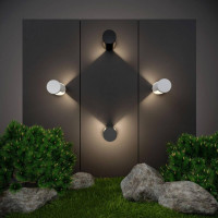 Уличный настенный светодиодный светильник Elektrostandard Nimbus 1540 Techno Led черный a053451