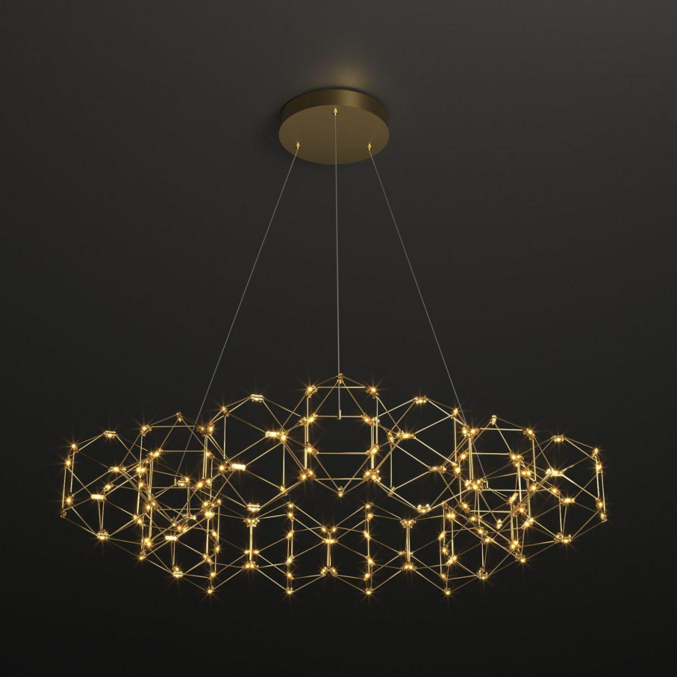 Подвесной светодиодный светильник Eurosvet Uma 90169/15 медь