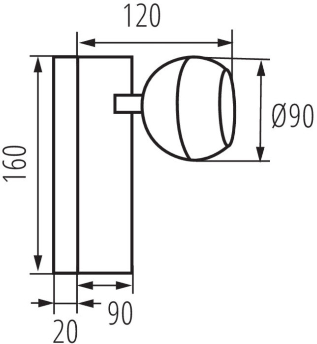 Спот GALOBA 33673 Kanlux