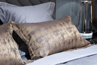 Комплект из 2х декоративных наволочек HOUSTON 50х70см золотой Комплект из 2х декоративных наволочек HOUSTON 50х70см золотой