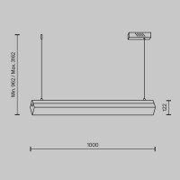 Подвесной светильник Petra MOD250PL-L36BS3K Maytoni