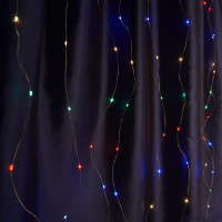 Светодиодная гирлянда Feron Занавес USB разноцветная без мерцания CL591 41640 Светодиодная гирлянда Feron Занавес USB разноцветная без мерцания CL591 41640