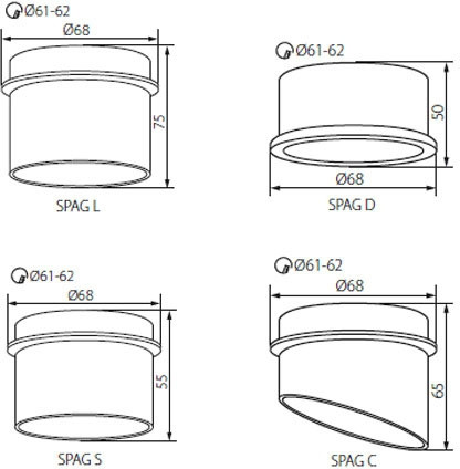 Точечный светильник SPAG 27327 Kanlux