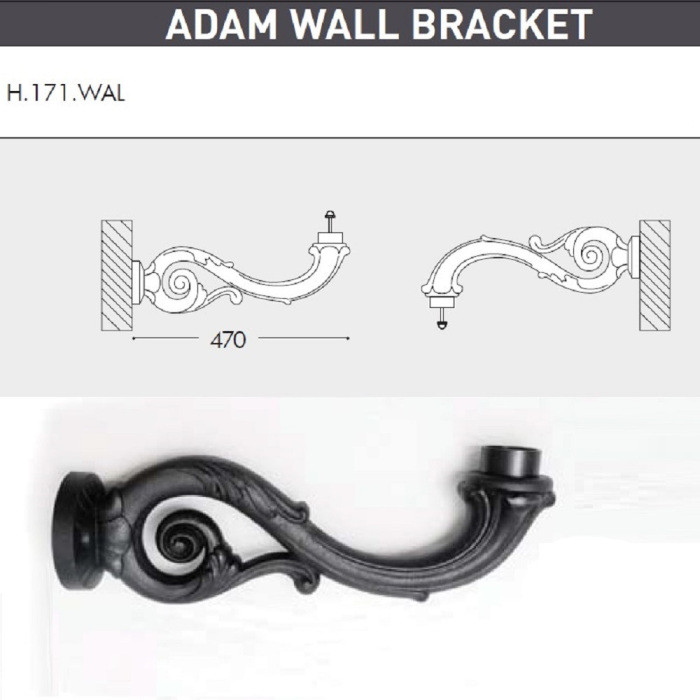 Настенный фонарь уличный Simon U33.171.000.AYH27 Fumagalli