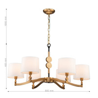 Подвесная люстра Roshe 2624-6P Favourite