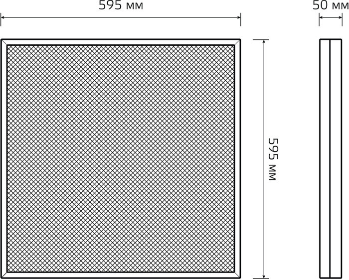 Светодиодная панель Mir G1-A0-00070-01G03-4003540 Gauss