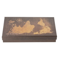 Набор подарочный: ручка перьевая, 5 наконечников, чернильница, воск, печать, держатель, L26 W15 H4 с