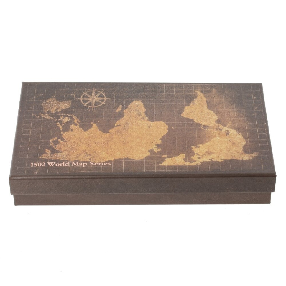 Набор подарочный: ручка перьевая, 5 наконечников, чернильница, воск, печать, держатель, L26 W15 H4 с