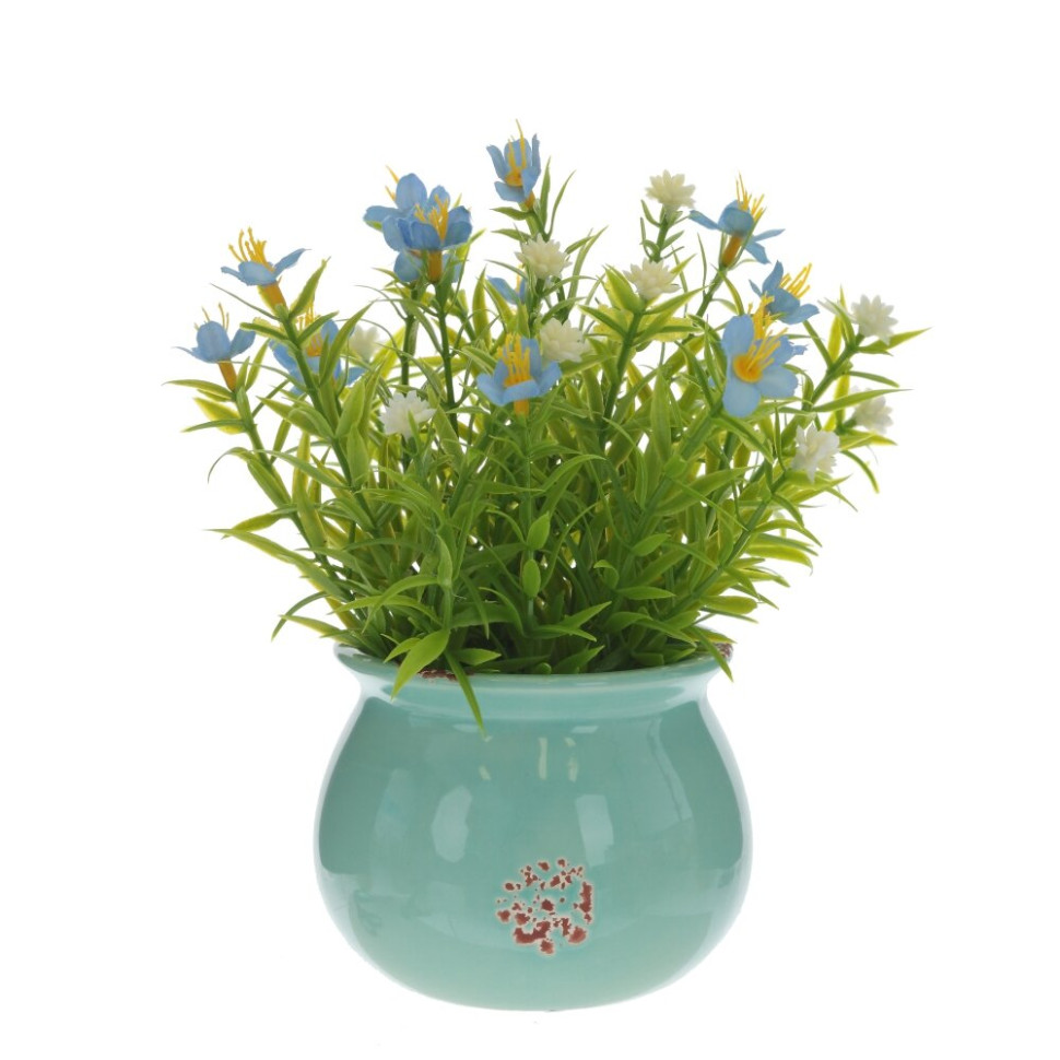 Цветочная композиция, L14 W14 H17 см, 4в.