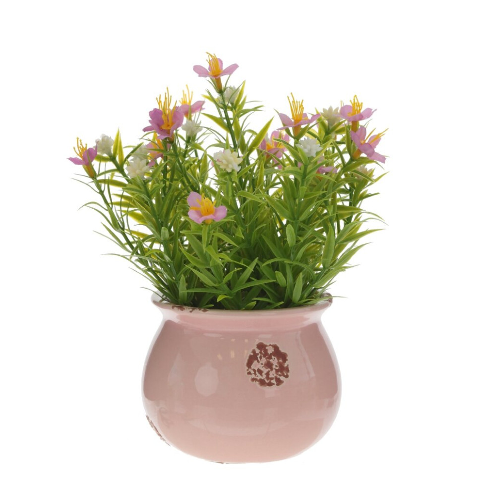 Цветочная композиция, L14 W14 H17 см, 4в.