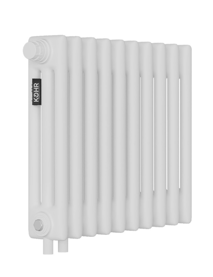 Стальной трубчатый радиатор Kohr Heim 3037/10 секций H01 с нижним подключением