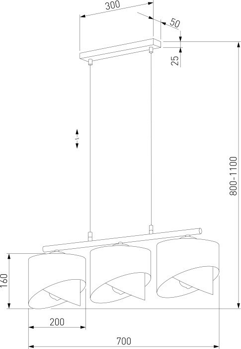 Подвесной светильник Grant Black 4824 Grant Black TK Lighting
