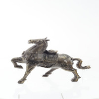 Пепельница "Лошадь", L26 W1 H21 см, 2в.