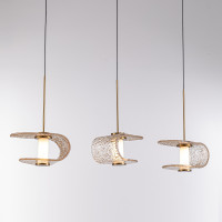 Подвесной светильник MD24020901 MD24020901-3B gold/cognac DeLight Collection