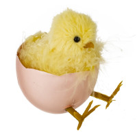 Изделие декоративное подвесное "Цыпленок" (блок 6шт), L7 W5 H7 см, 3в.