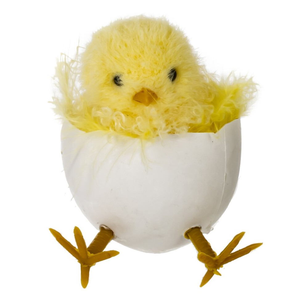 Изделие декоративное подвесное "Цыпленок" (блок 6шт), L7 W5 H7 см, 3в.