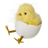 Изделие декоративное подвесное "Цыпленок" (блок 6шт), L7 W5 H7 см, 3в.