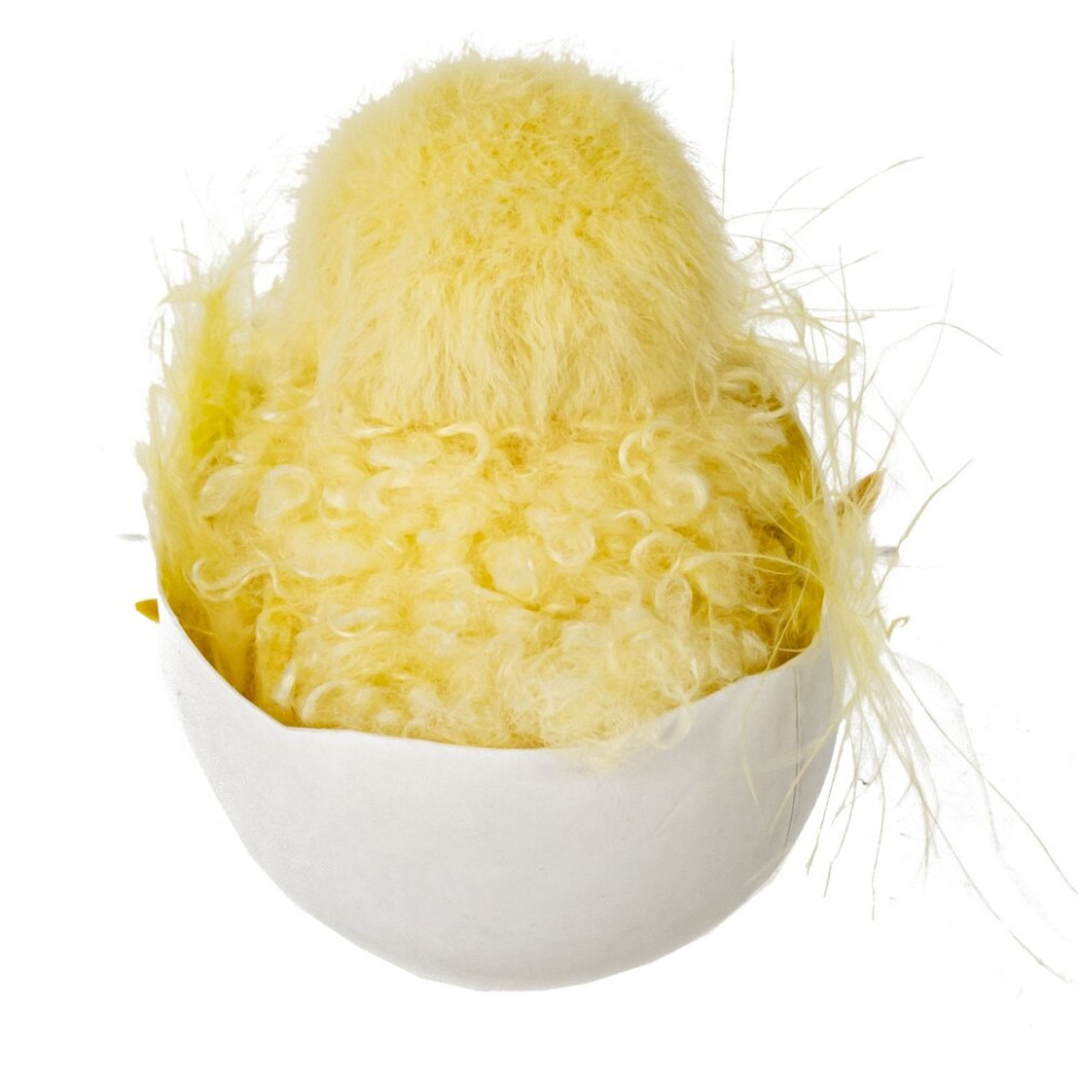 Изделие декоративное подвесное "Цыпленок" (блок 6шт), L7 W5 H7 см, 3в.