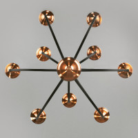 Подвесная люстра Lazzaro 60098/9 черный Eurosvet