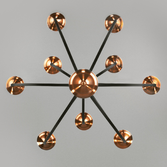 Подвесная люстра Lazzaro 60098/9 черный Eurosvet