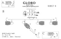 Спот Cyclone 54917-4 Globo Спот Cyclone 54917-4 Globo