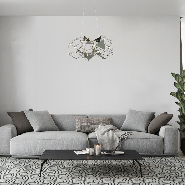 Подвесной светильник Uma 90369/5 черный жемчуг Eurosvet