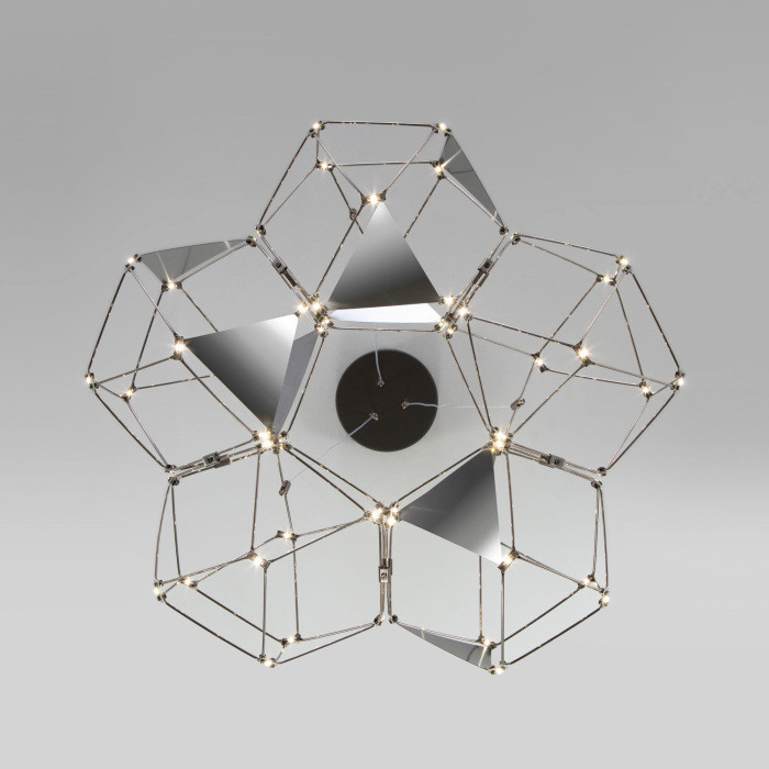 Подвесной светильник Uma 90369/5 черный жемчуг Eurosvet