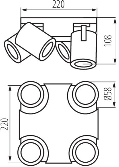 Спот LAURIN 29128 Kanlux