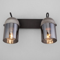 Спот Mars 20122/2 черный / серый Eurosvet