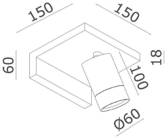 Настенный светильник Bookish DL18441/01 White R Dim Donolux