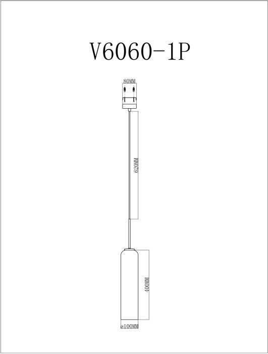 Подвесной светильник Celebria V6060-1P Moderli
