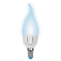 Лампочка светодиодная  LED-CW37 7W/NW/E14/FR PLP01WH картон Uniel
