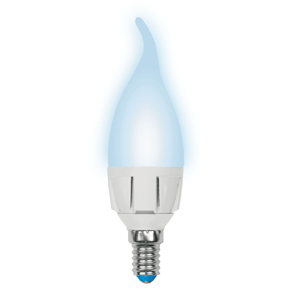 Лампочка светодиодная  LED-CW37 7W/NW/E14/FR PLP01WH картон Uniel