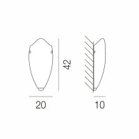 Бра CALICE AP CALICE 42 VE OR Vistosi