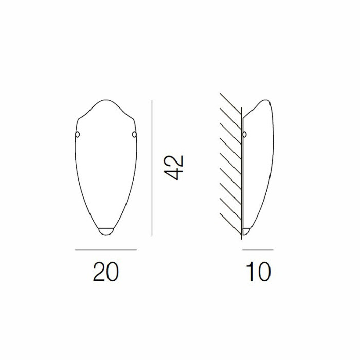 Бра CALICE AP CALICE 42 VE OR Vistosi