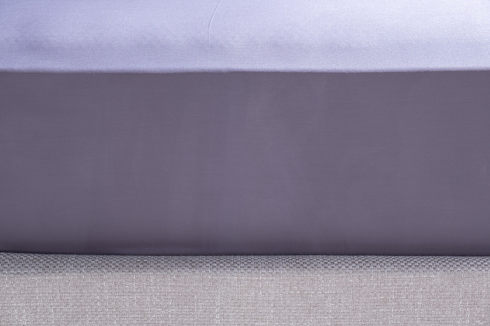 Простыня "Сопрано" на резинке 160х200х30см сиреневая