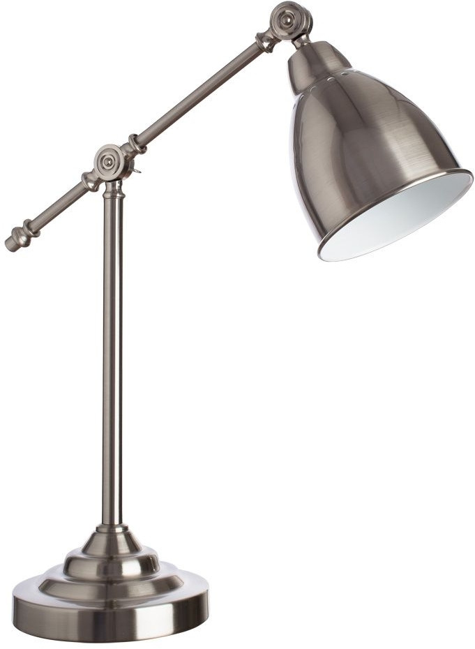 Интерьерная настольная лампа Braccio A2054LT-1SS Arte Lamp