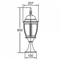 Наземный фонарь  91204L Bl Oasis Light