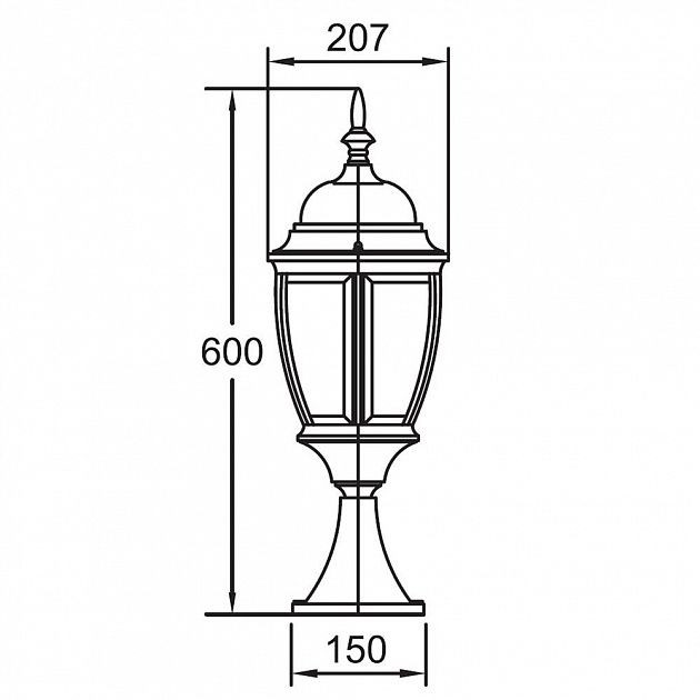 Наземный фонарь  91204L Bl Oasis Light