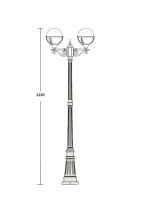 Наземный фонарь  88109A Bl Oasis Light