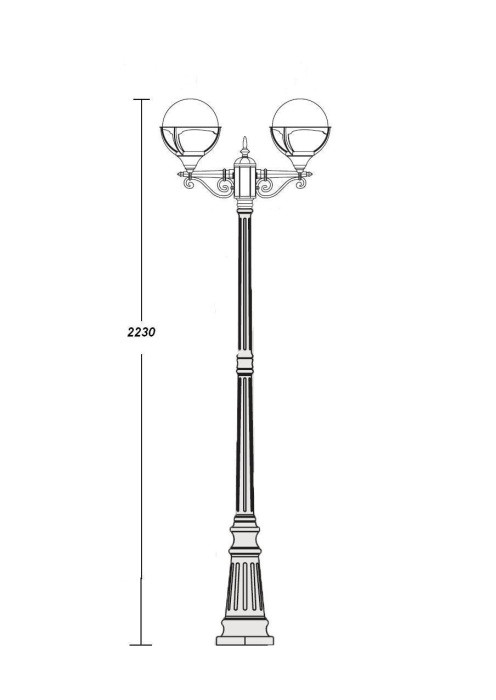 Наземный фонарь  88109A Bl Oasis Light