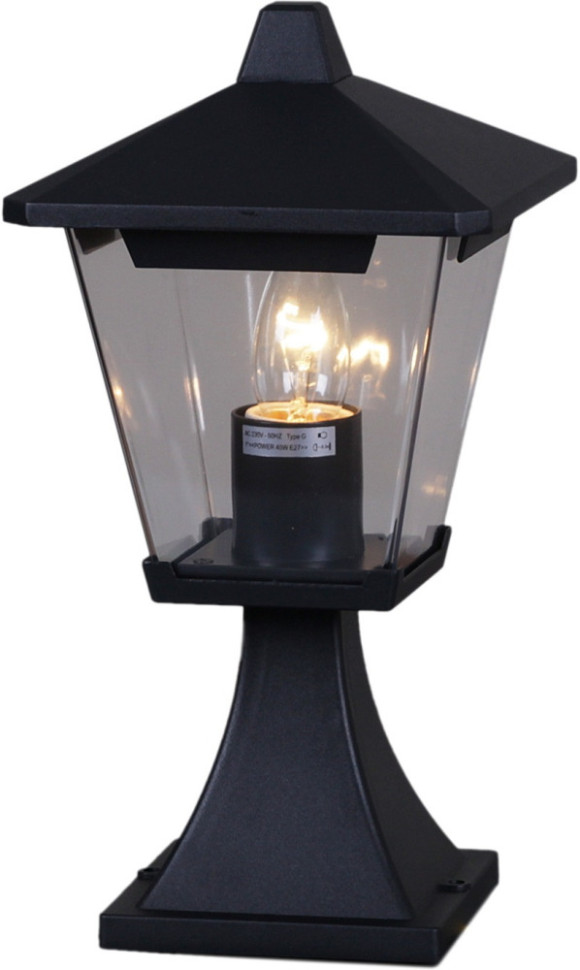 Наземный фонарь  08296-0.6-001SJ BK Reluce